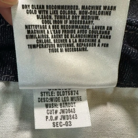 JOE’S JEANS WIDE LEG MUSE BARDOT WASH JEANS MID RISE SIZE 30 - Picture 11 of 11